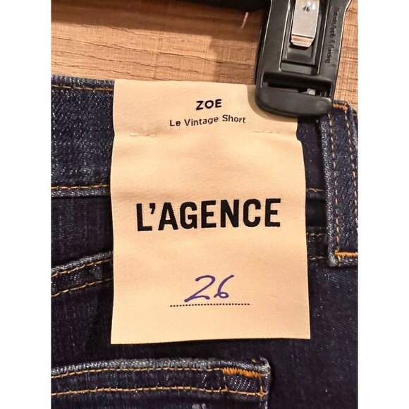 NWT Lagence Zoe Perfect Fit Denim Jean Shorts Size 26 - Picture 6 of 10
